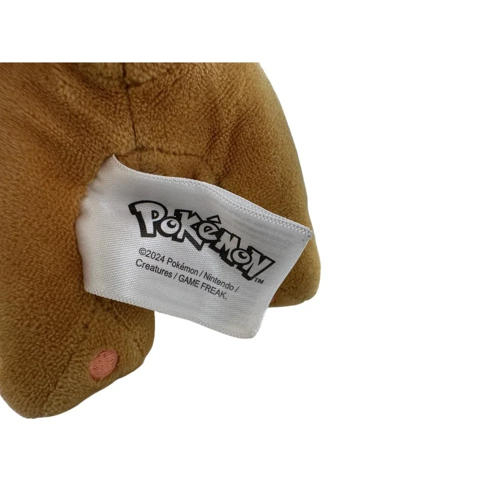 Pokemon Eevee Plush 10 Inch Stuffed Animal Toy 2024 Nintendo Game Freak Brown